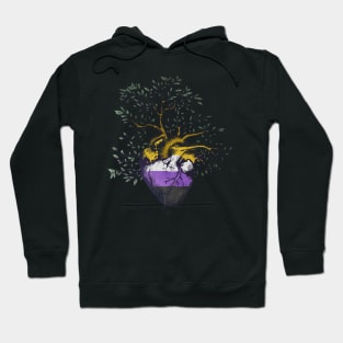 Nonbinary Heart Tree of Life Hoodie